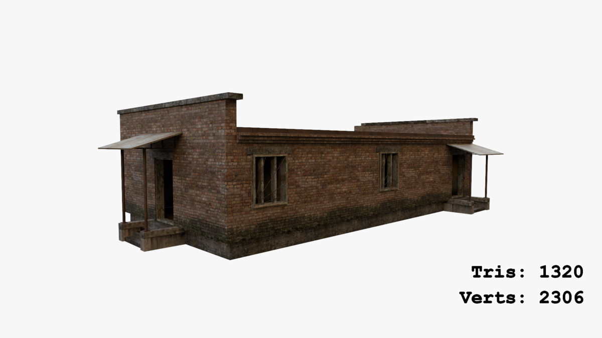 Abandoned Apocalyptic Buildings Mega Pack