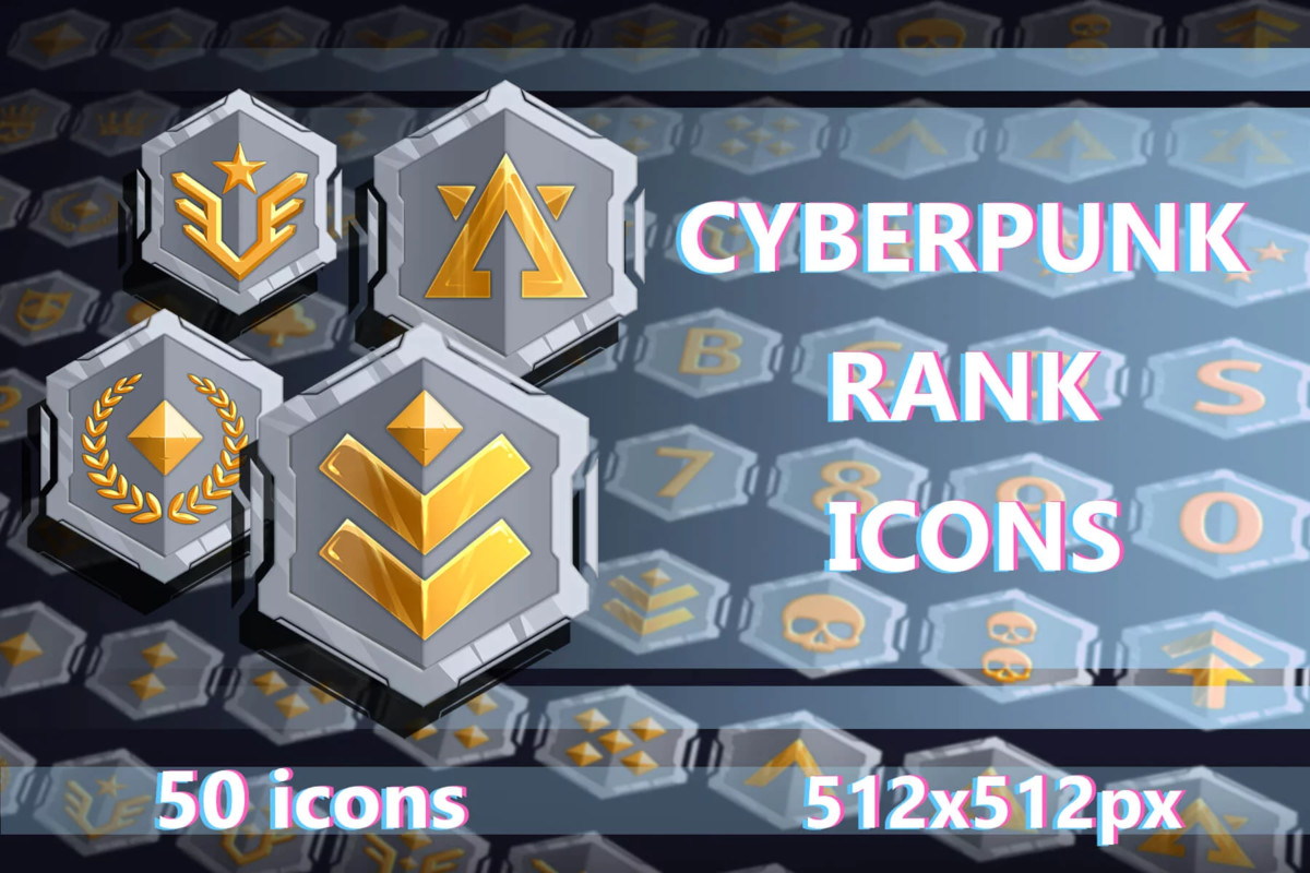 2700 Cyberpunk RPG Icons Pack