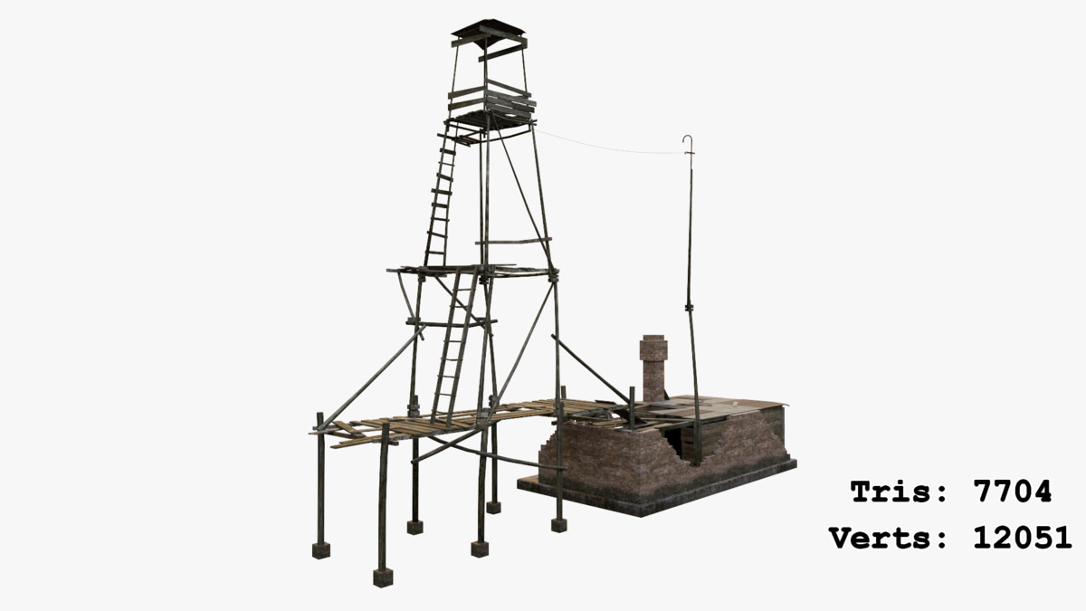 Abandoned Apocalyptic Country House