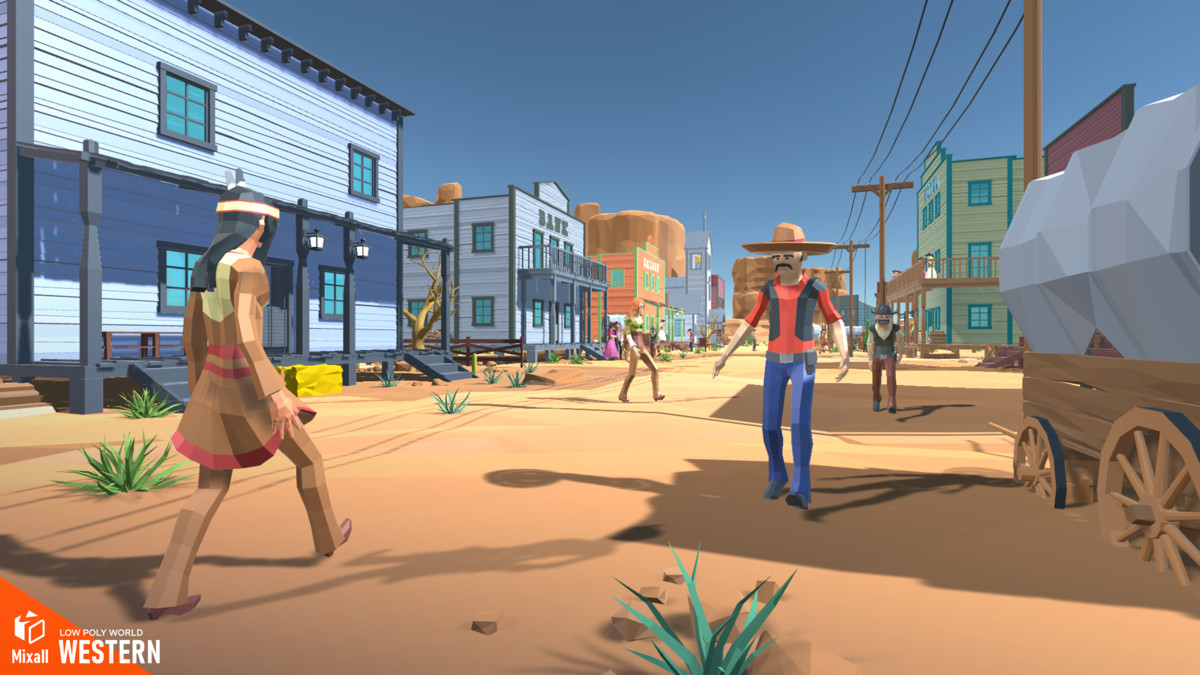 LOW POLY WORLD - WESTERN