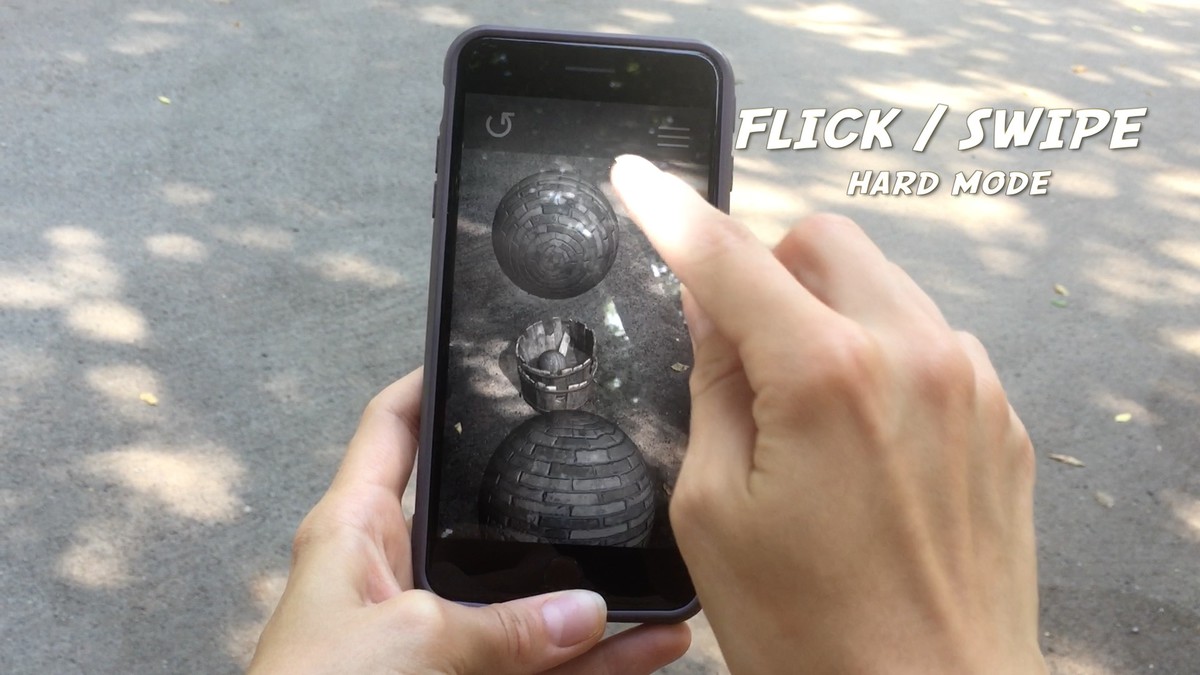 AR Throwing: Augmented Reality — AR Throw Ball, AR Throw Weapon — AR Toss