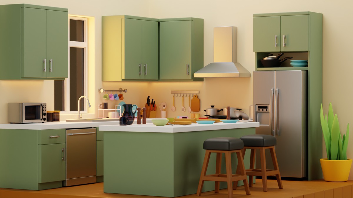 Cozy Room Props Bundle - Interior Props & Modular Parts 2