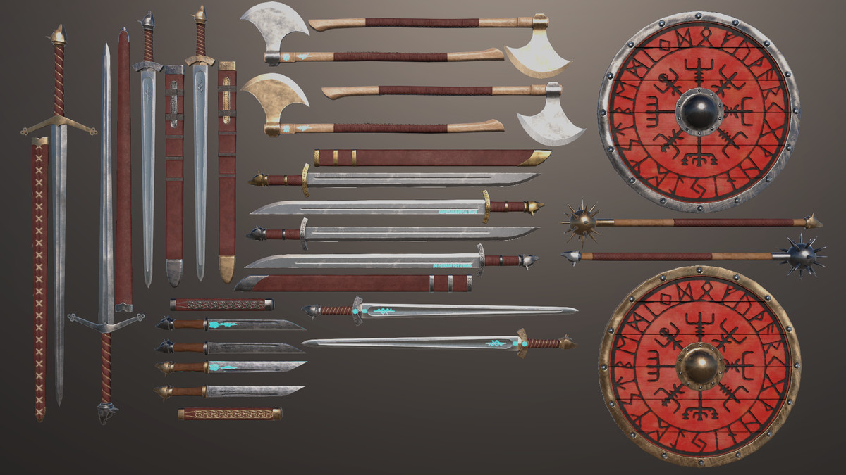 Wolf Warrior's Armaments (Fantasy Weapons Pack)