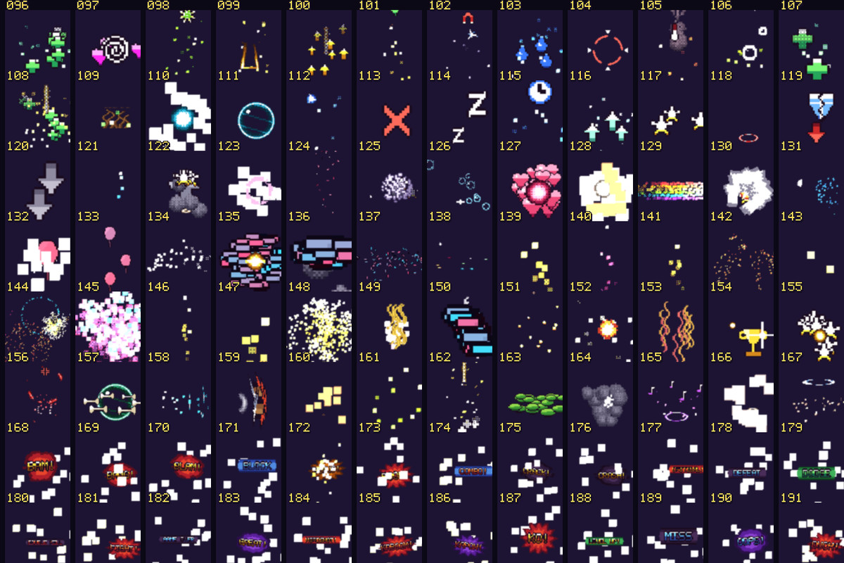 Pixel VFX Mega Pack — 1000 Pixel Art Effects