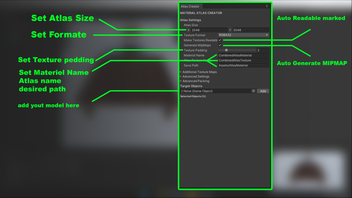 One Click Atlas Creator