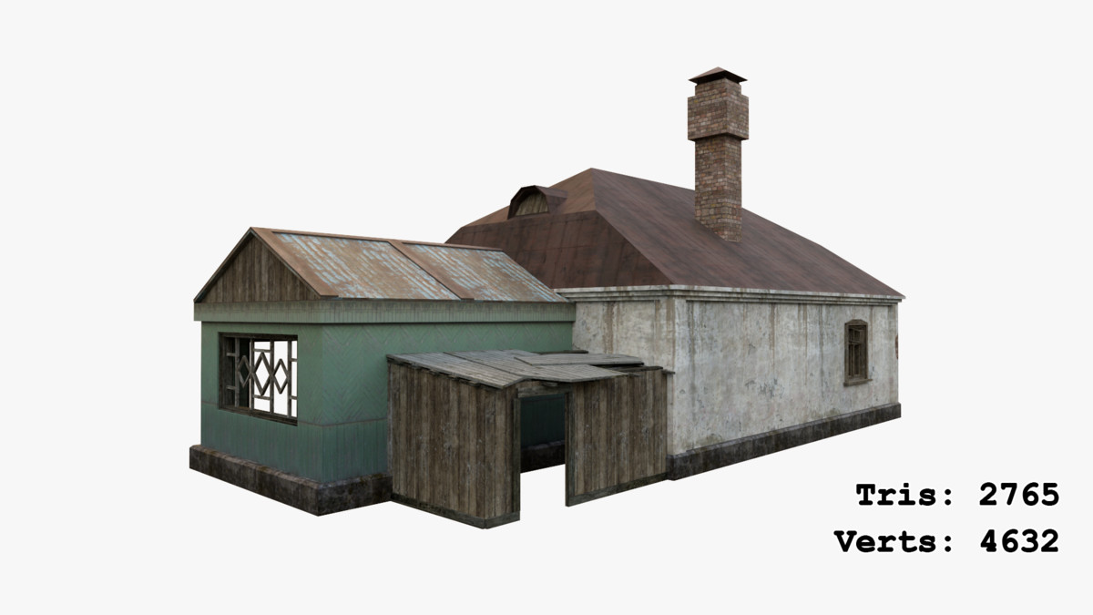 Abandoned Apocalyptic Country House