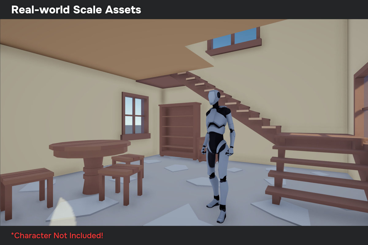 Low Poly Modular Medieval Buildings Pack