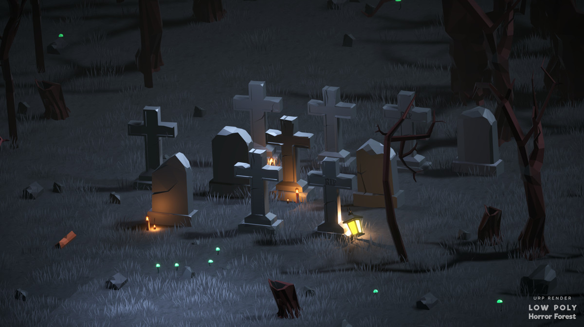 Low Poly Horror Forest
