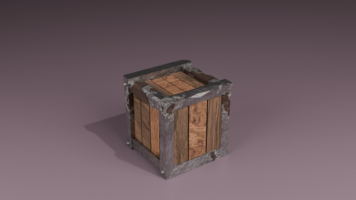 PBR Wooden Containers for 3D Breakables Core Pack