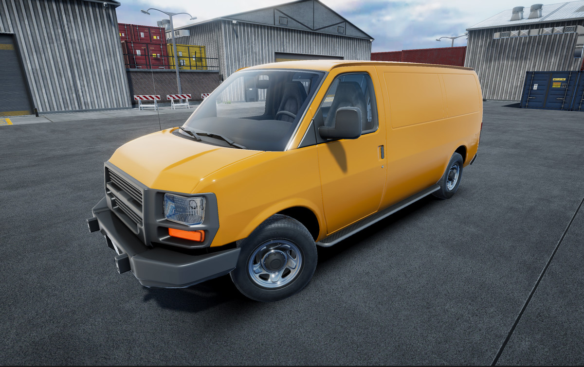 Industrial american van