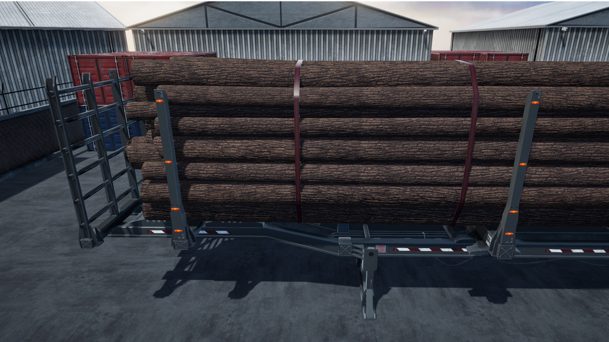 Cabover log truck
