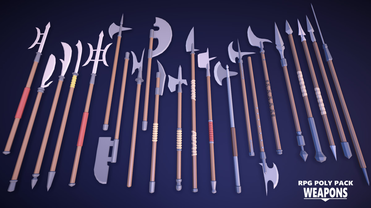 RPG Poly Pack - Weapons