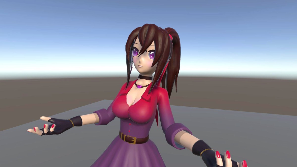 Longtail Girl - Stylized 3D Character