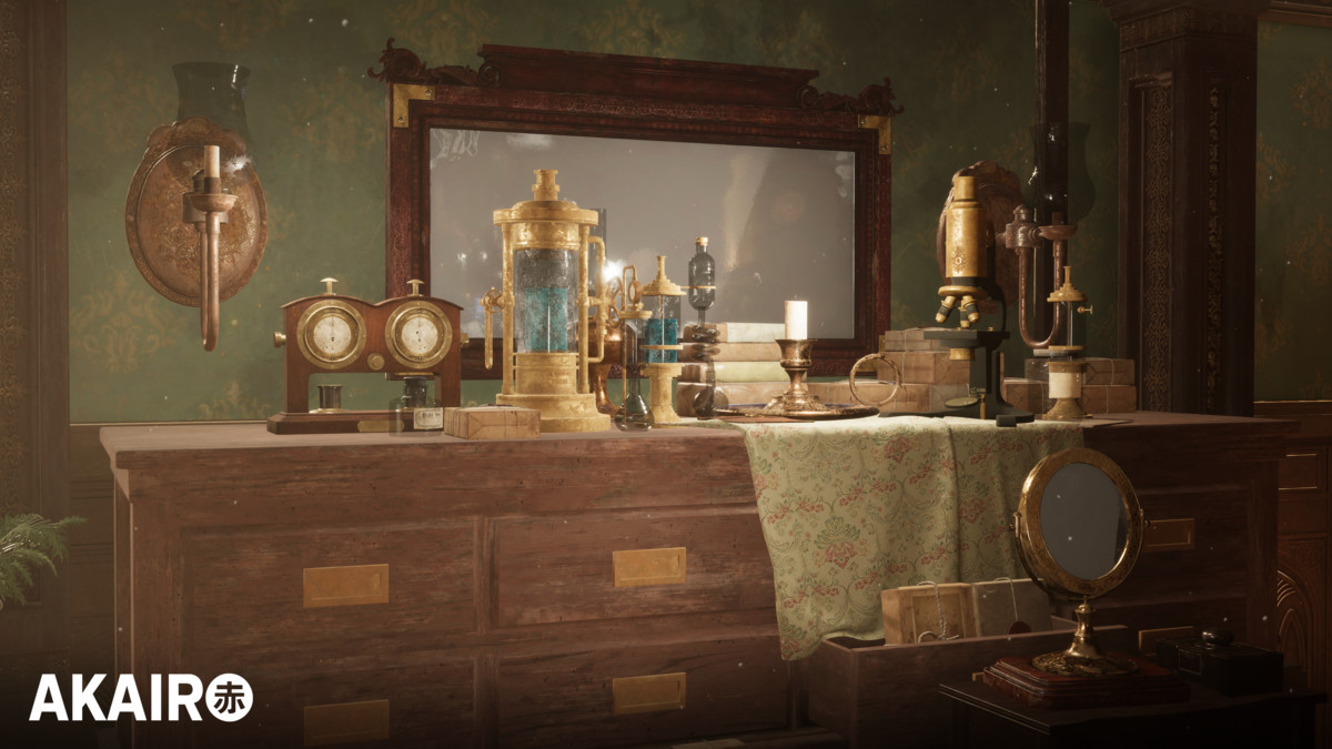 Steampunk Inventor's Workshop