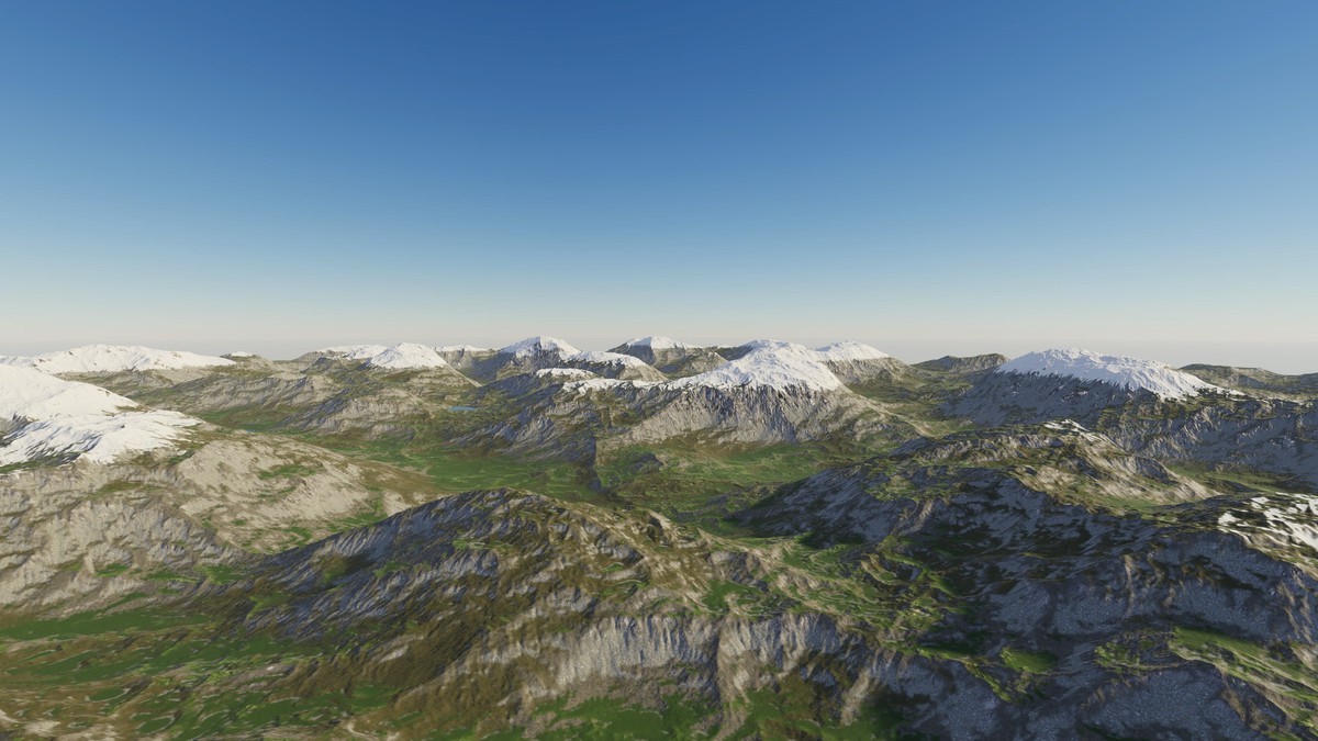 Procedural Ridged Mountains 8K - 34 Terrains
