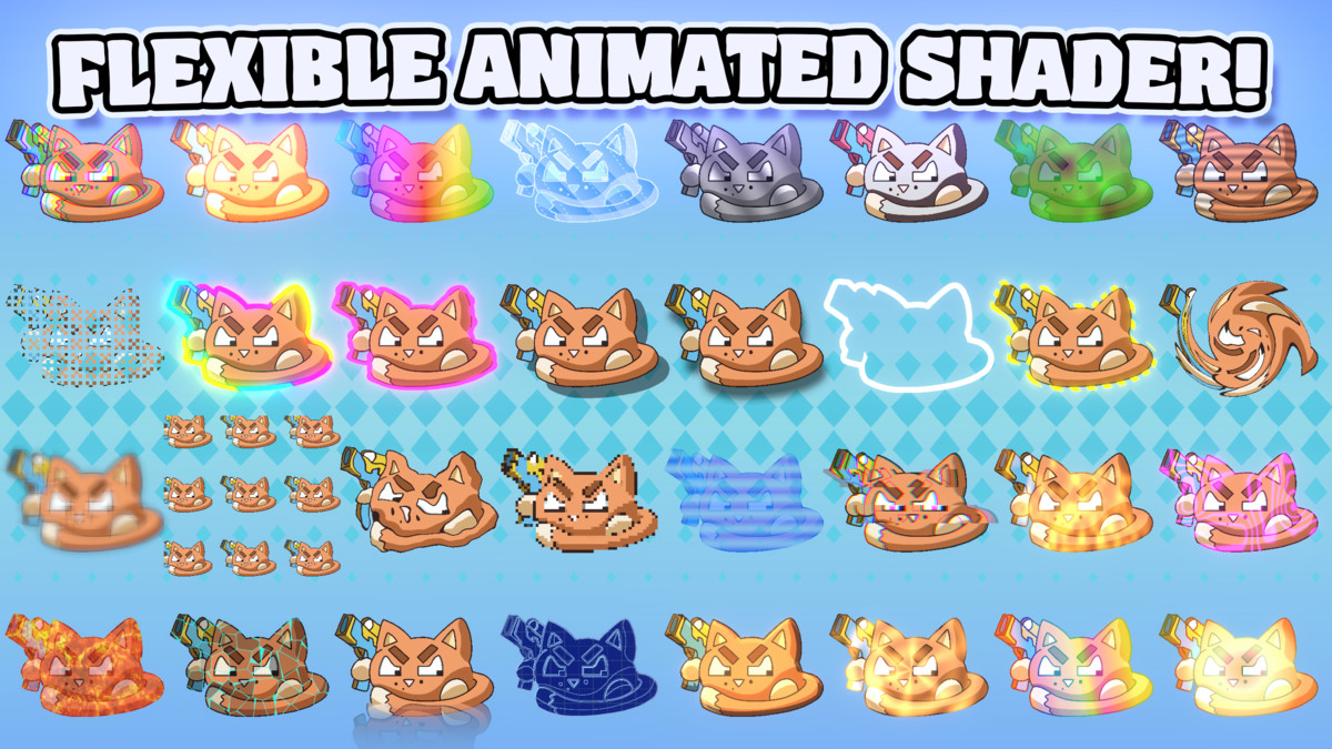 FlexiSprite: All-in-1 animated shaders