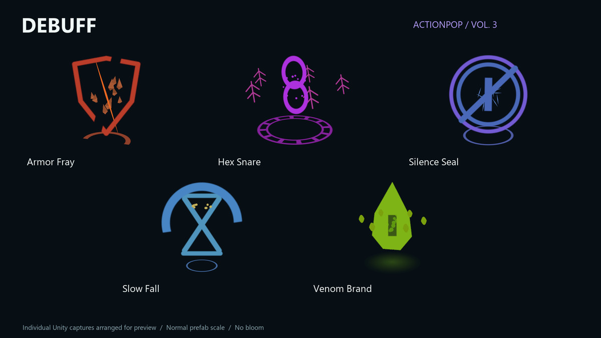 ActionPop – Stylized Gameplay VFX Pack Vol. 3