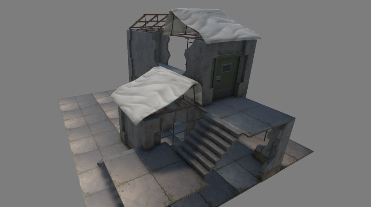 Ruined Shelter – Post-Apocalyptic Modular Pack