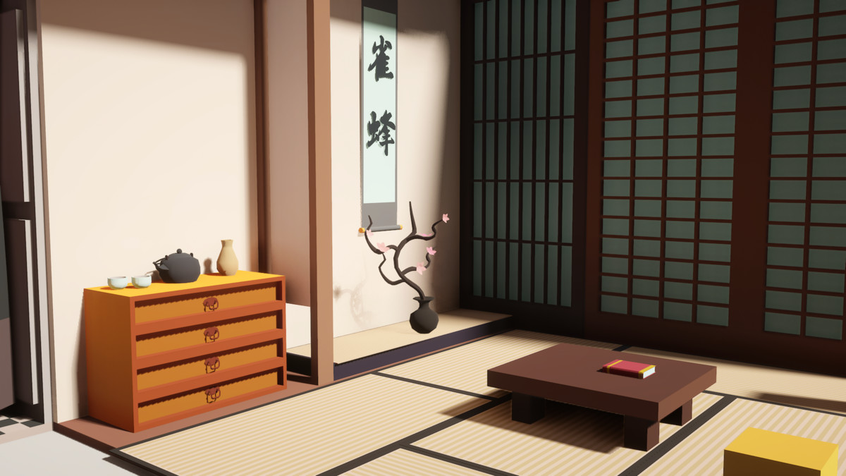 Low Poly 15 Rooms 1000+ objects Vol.2