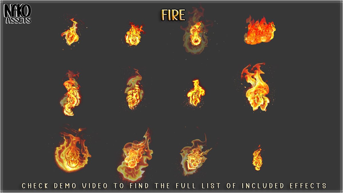 HQ Flipbook VFX (256+ Effects) | Magic, Fire, RPG | URP/HDRP/BIRP