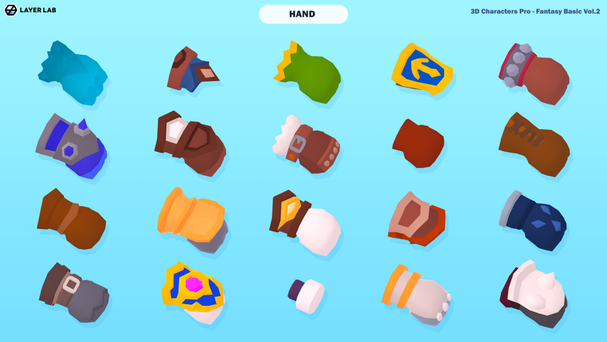 3D Characters Pro - Fantasy Basic Vol.2