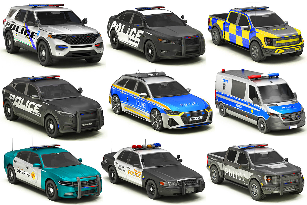 Police Cars Pack 2