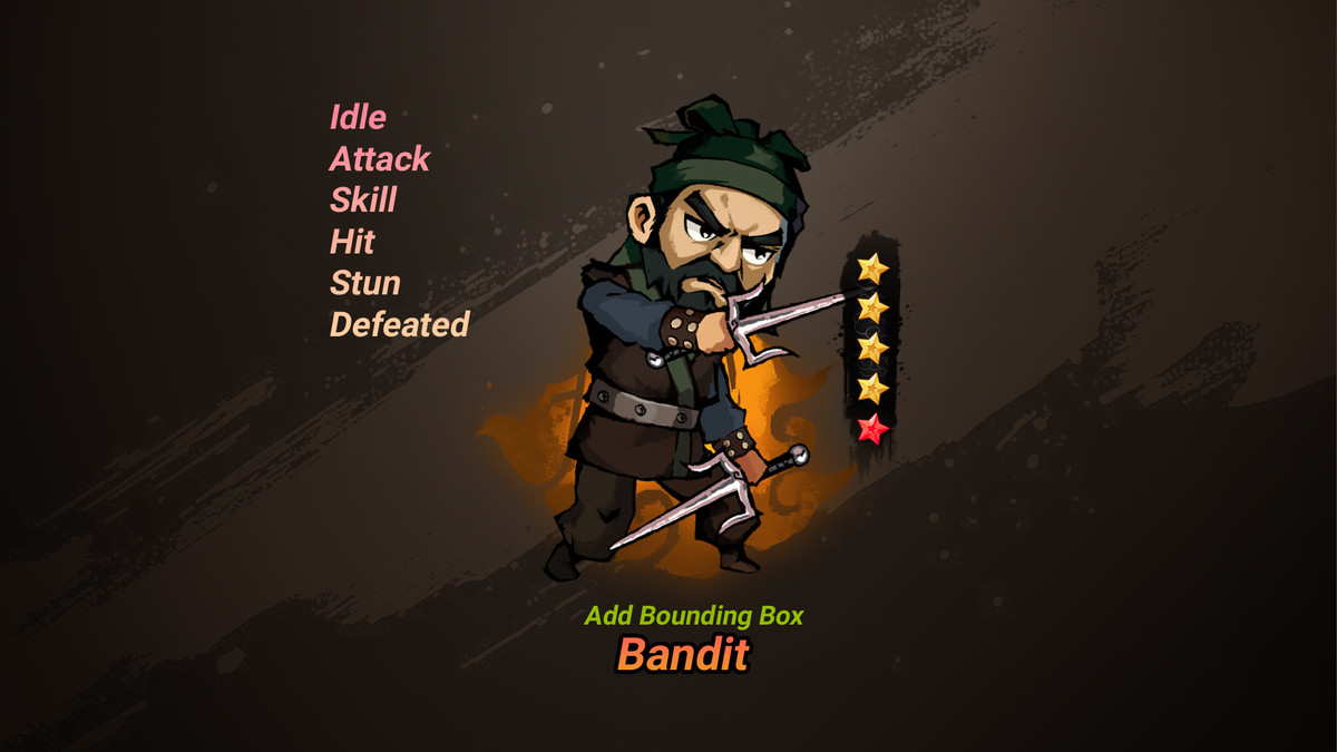 Bandit_Spine Animation Character
