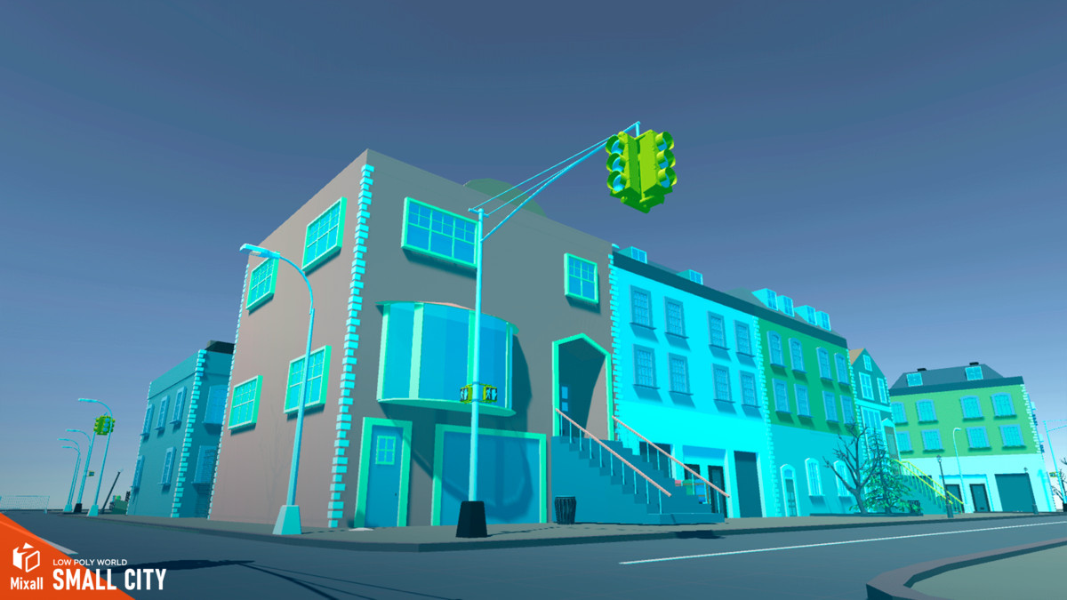 LOW POLY WORLD - SMALL CITY