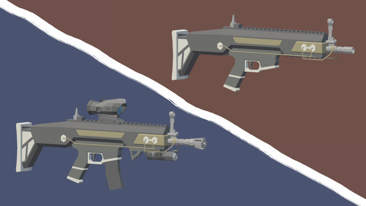 Stylized Fantasy Modular Guns