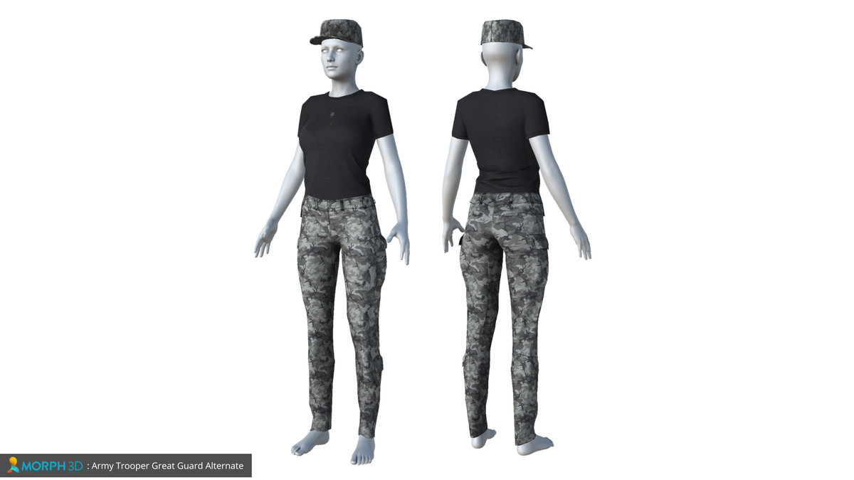 MCS Female: Army Trooper