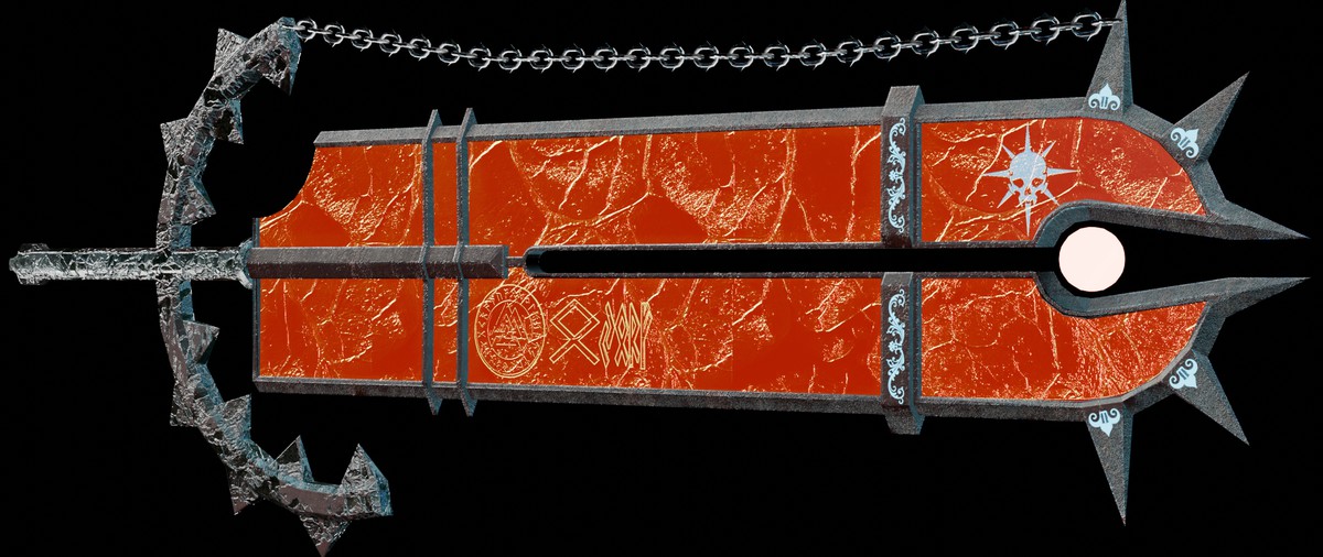 Dark Fantasy Giant Sword - 2 Texture Variants Pack