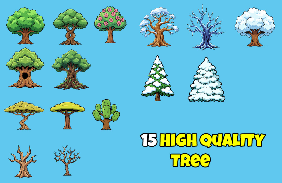 Tri-Biome 2D Game Environment Pack