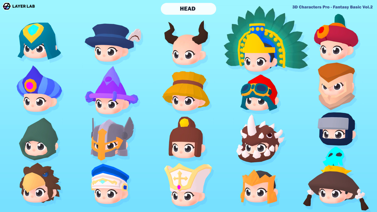 3D Characters Pro - Fantasy Basic Vol.2