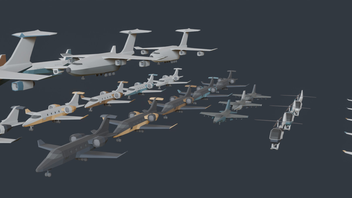 EmbersStorm - Free Air Vehicles Planes, Helicopters & Fighter Jets Pack