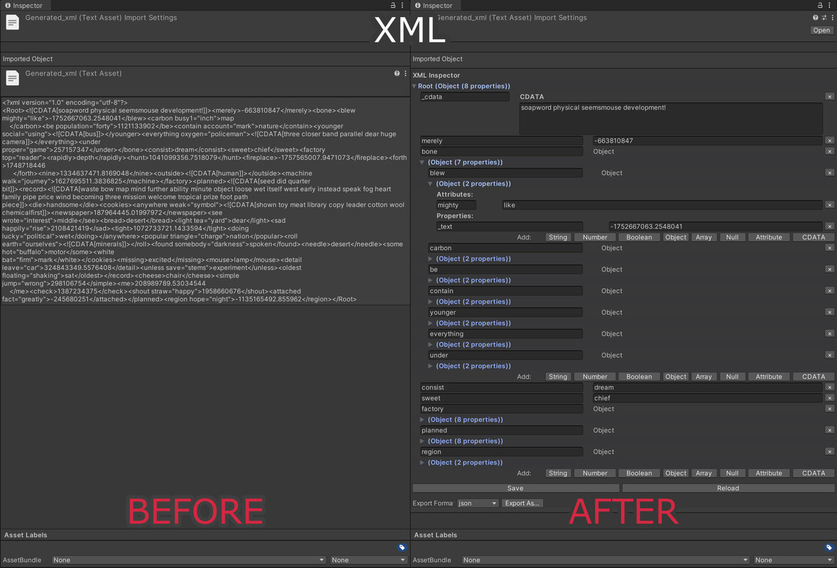 Data Structures Editor (xml, json, yaml, csv, md)