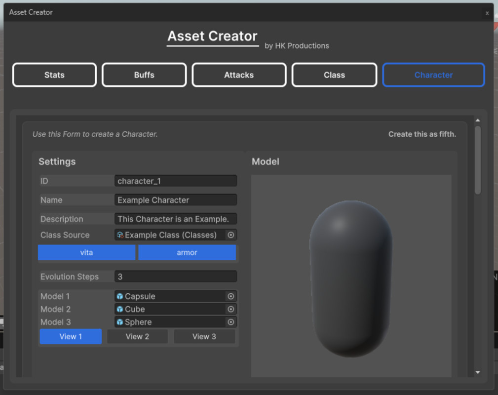 Asset Creator