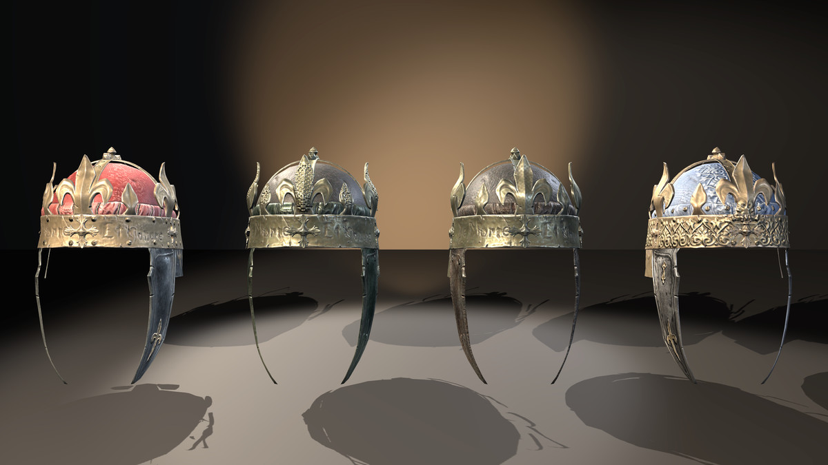 Medieval Fantasy Knights Helmets Pack