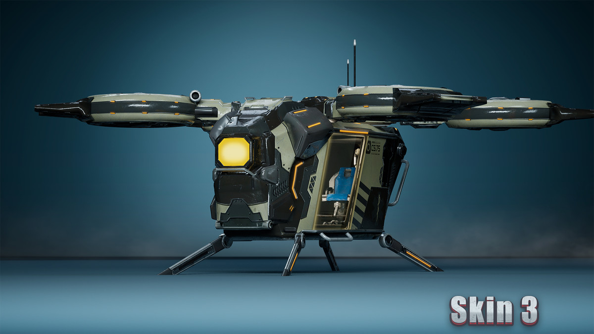 Sci-Fi Medic Helicopter