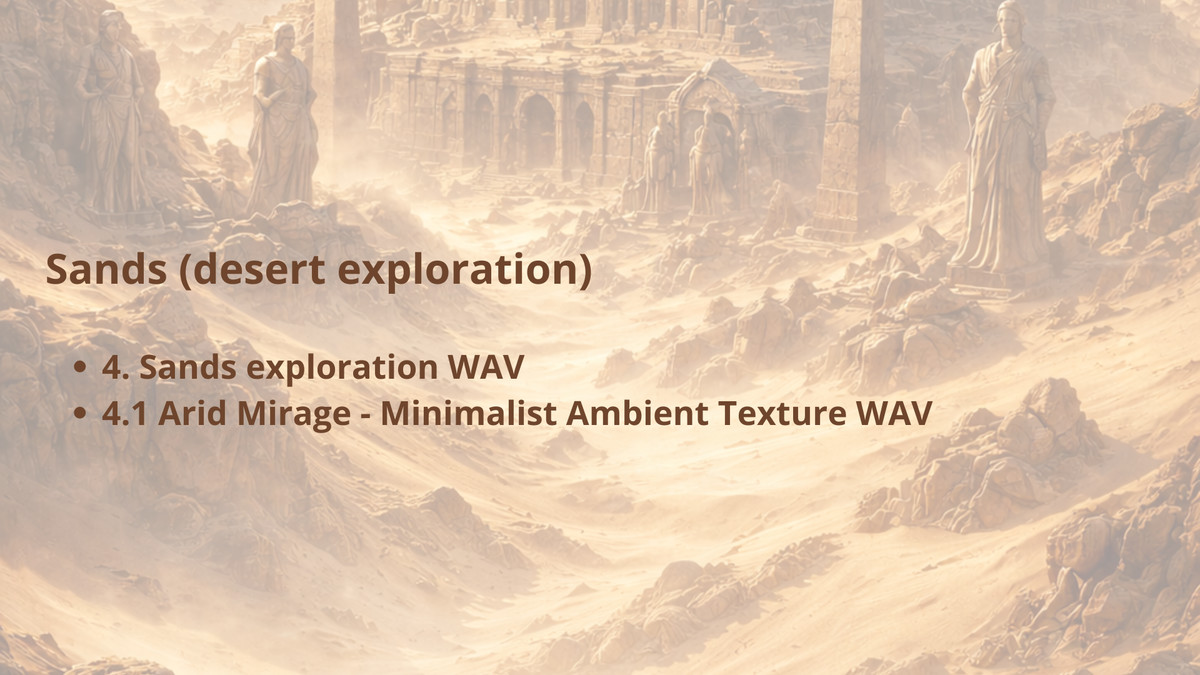 Ambience & Exploration: Emotional States Pack