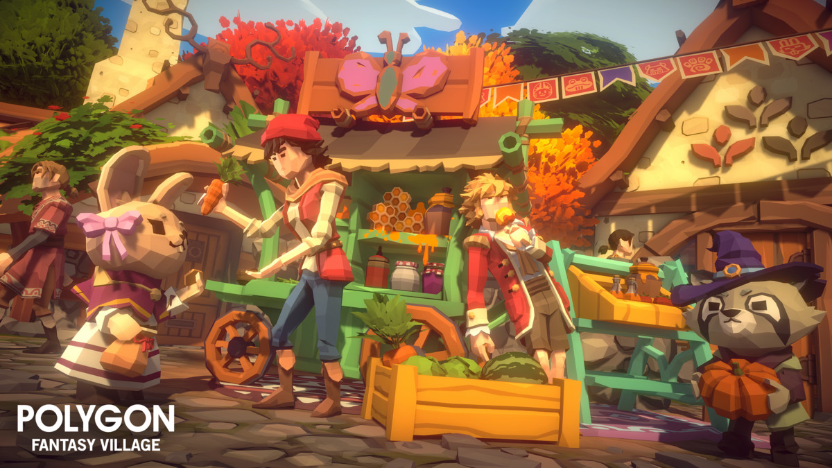 POLYGON - Fantasy Village - Art by Synty, image 17