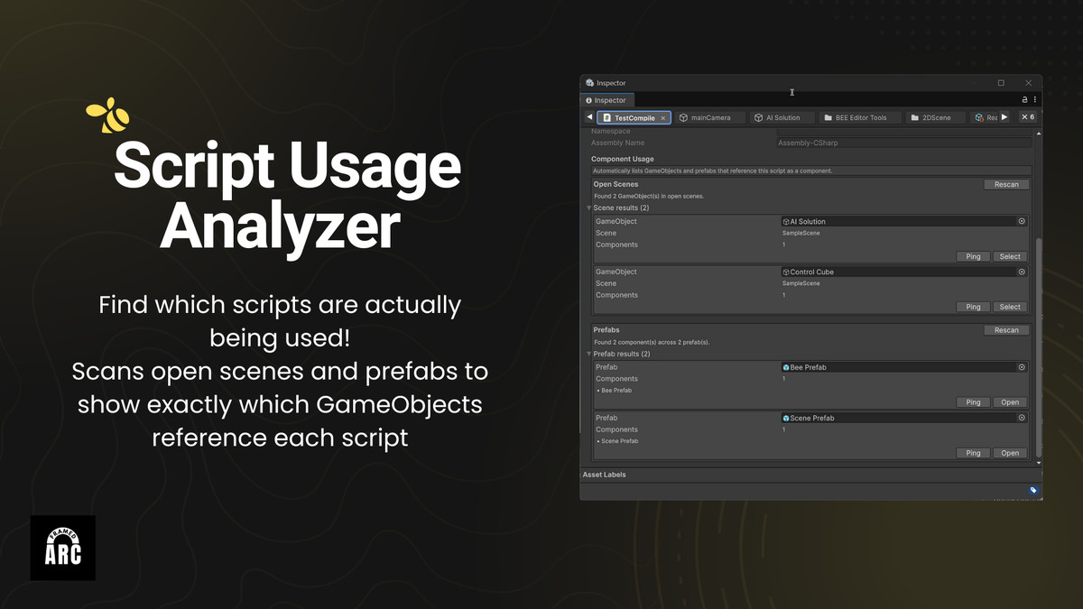 BEE Tools - Hierarchy & Editor Enhancer
