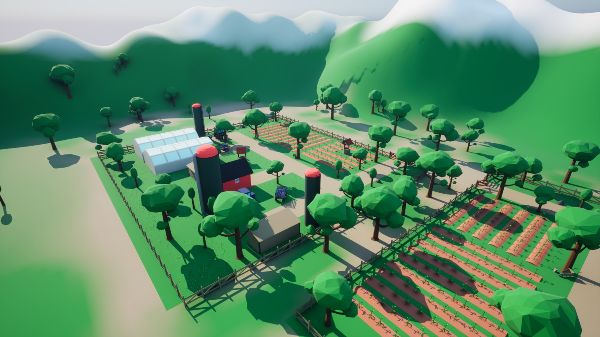 3D Low Poly Farm [Desktop & Mobile]