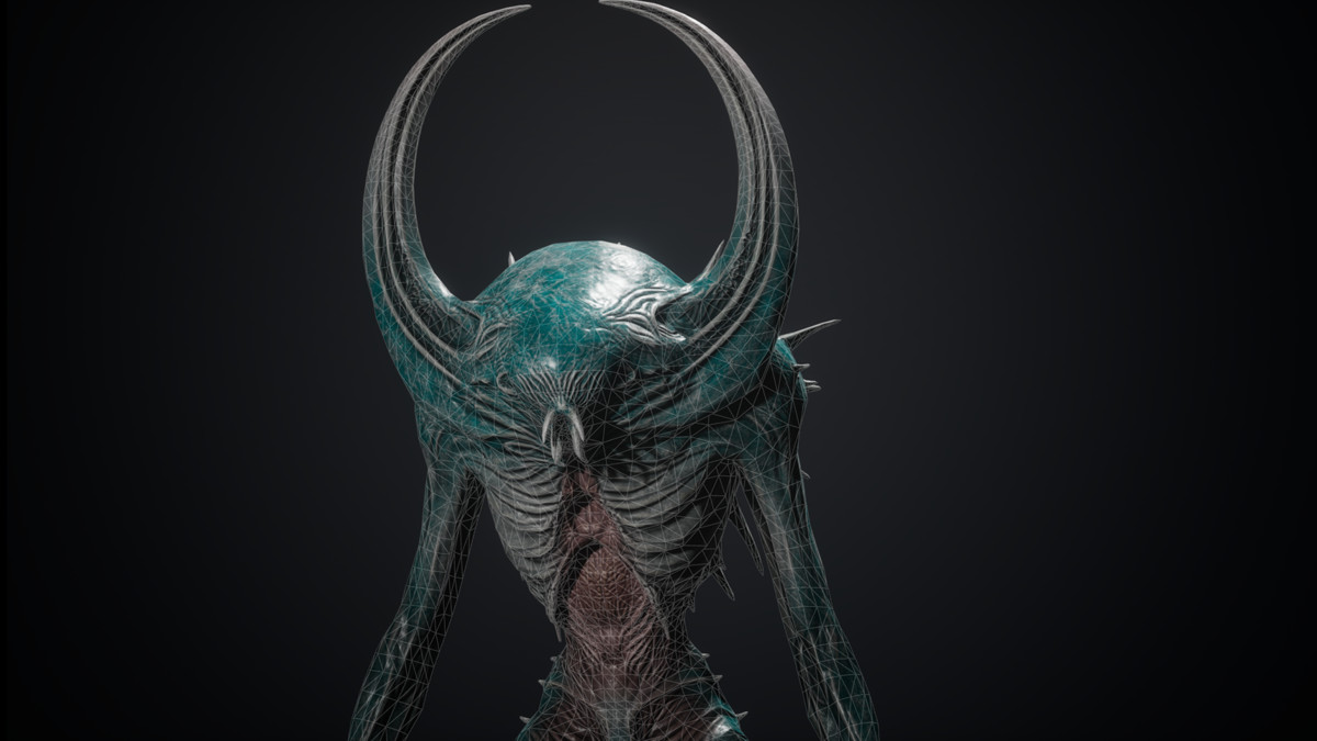 Crescent Horn Horror - Humanoid Creature 3
