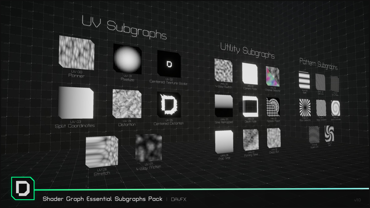 Shader Graph Essential Subgraph Pack
