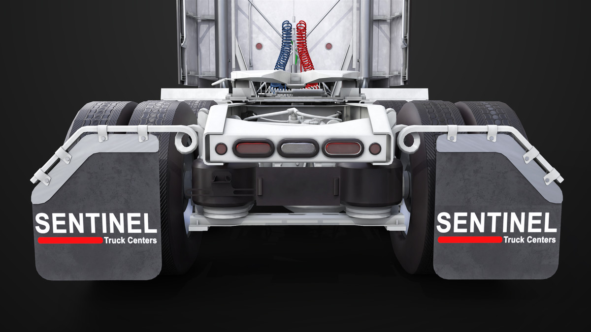 Heavy Truck Chassis 05 White Interior URP HDRP Textures