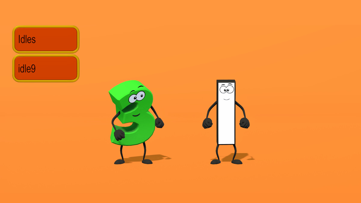 Toon letters and numbers