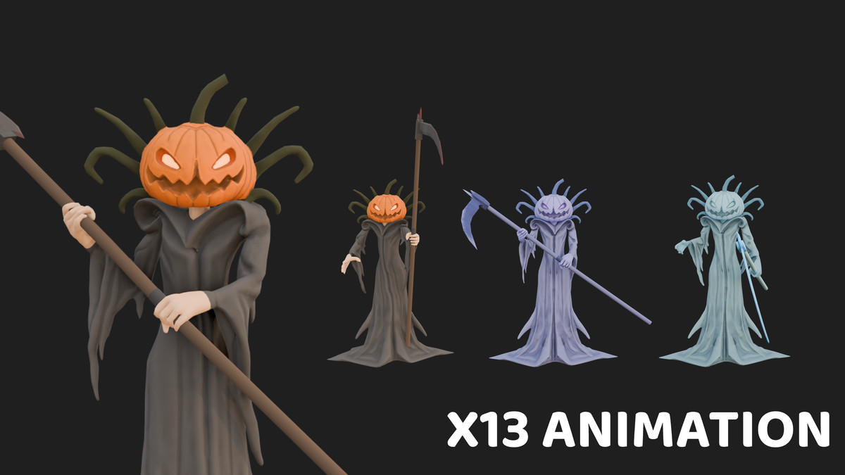 Stylized Fantasy Enemy NPC Bundle 01 by AKE