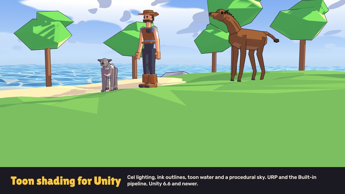 Toonwright: Toon Shading for URP & Built-in | Outlines, Water, Sky, 9 Presets
