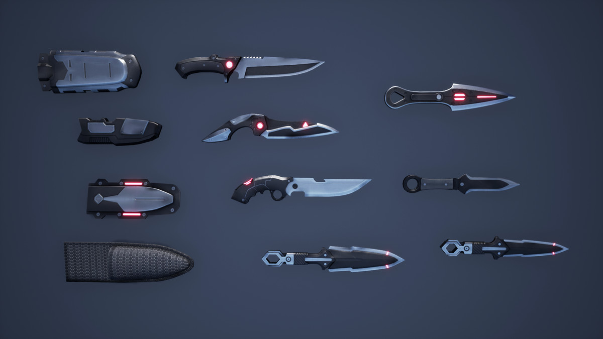 SciFi Melee Weapons Pack
