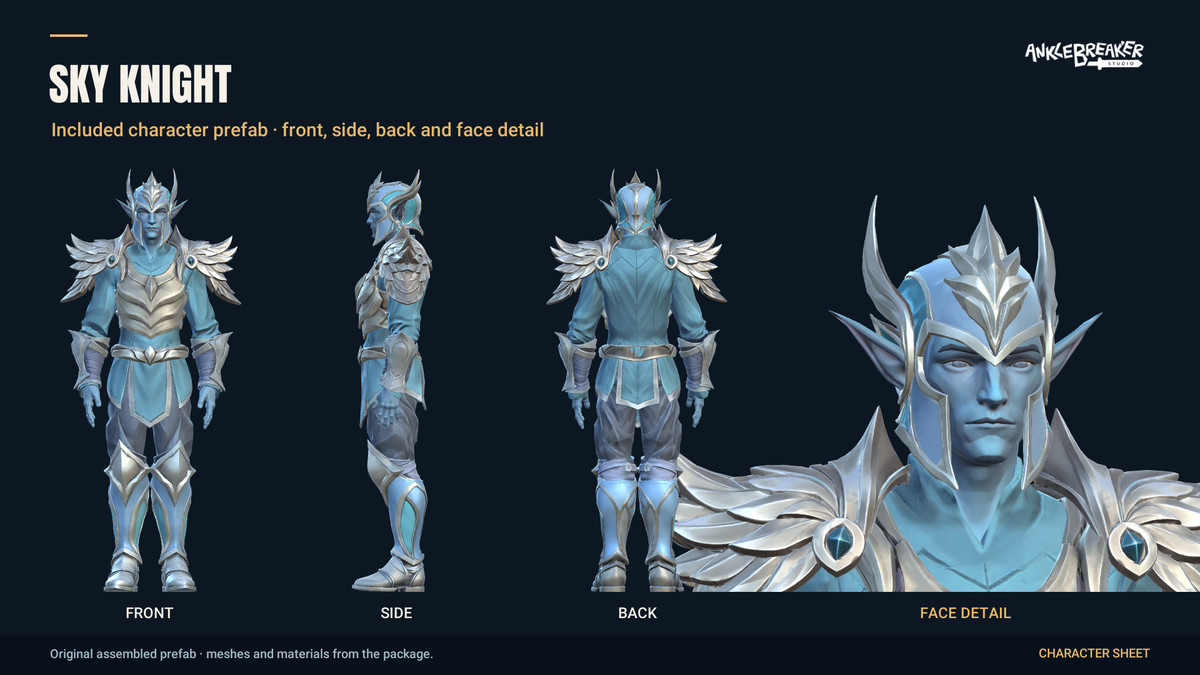 Stylized Elves Characters - Facial & Body Rig